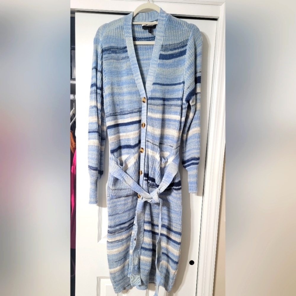 Eloquii Elements Striped Sweater Dress